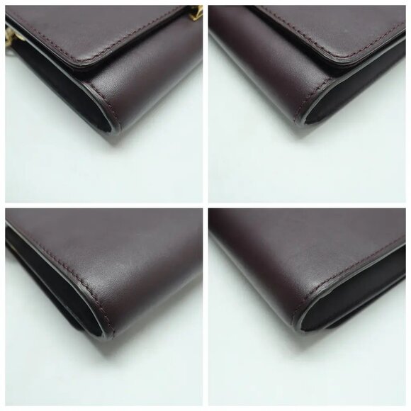 Louis Vuitton Chain Louise Purple Leather Shoulder Bag 922-041125 - Picture 5 of 11